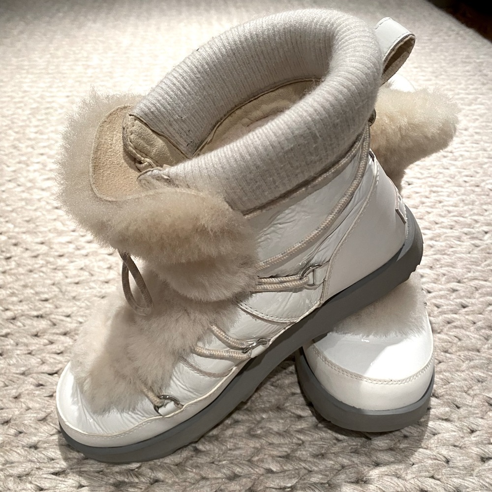 White UGG boot